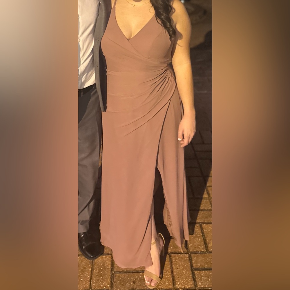 Azazie Dress in Amethyst